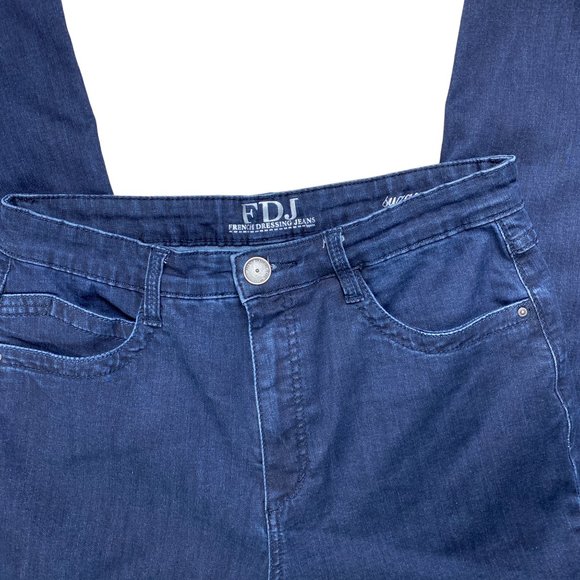 FDJ French Dressing Women’s Supreme Denim Suzanne High Rise Slim Leg-size 8 - Picture 3 of 11